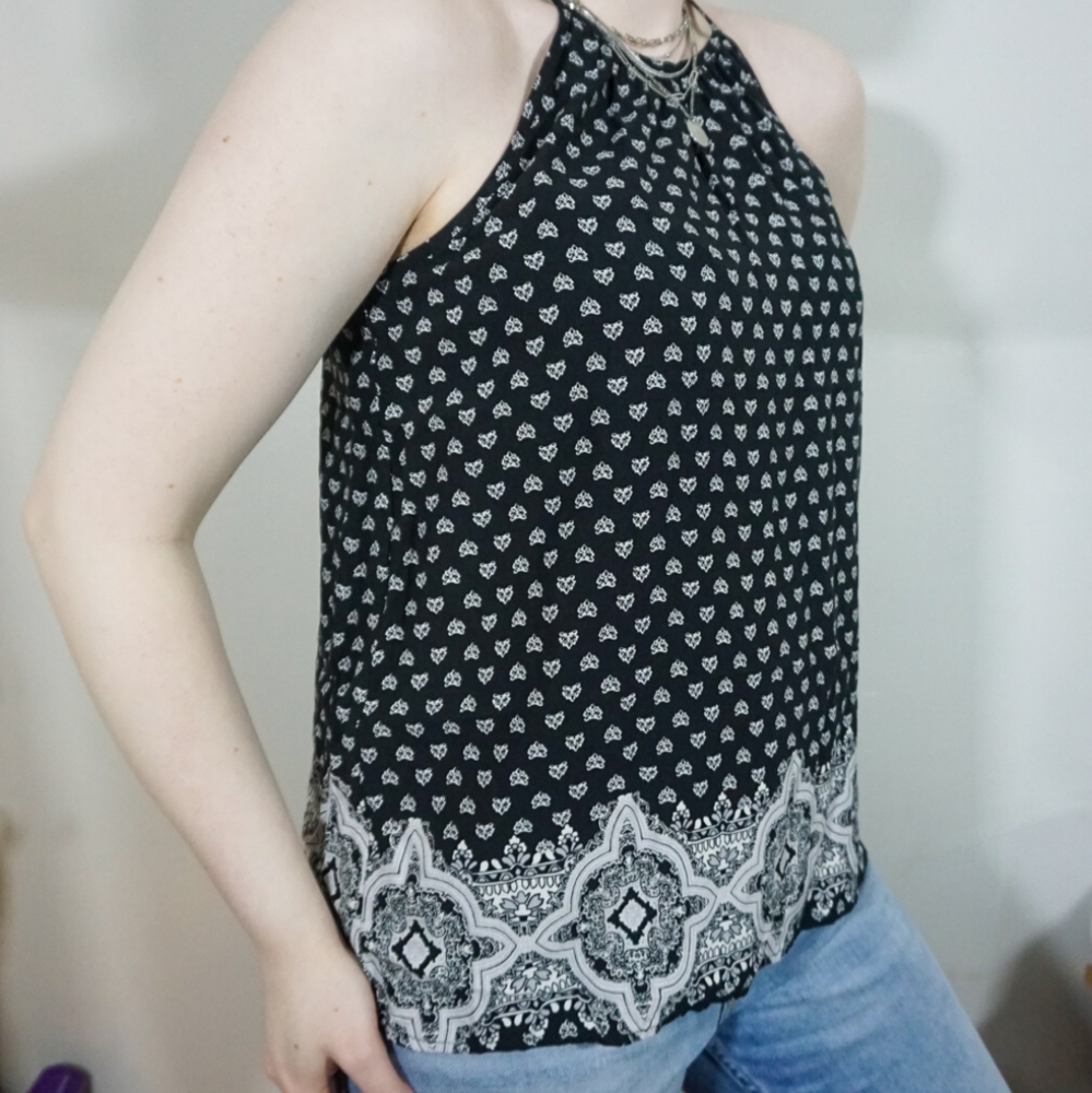 Bohemian style blouse top